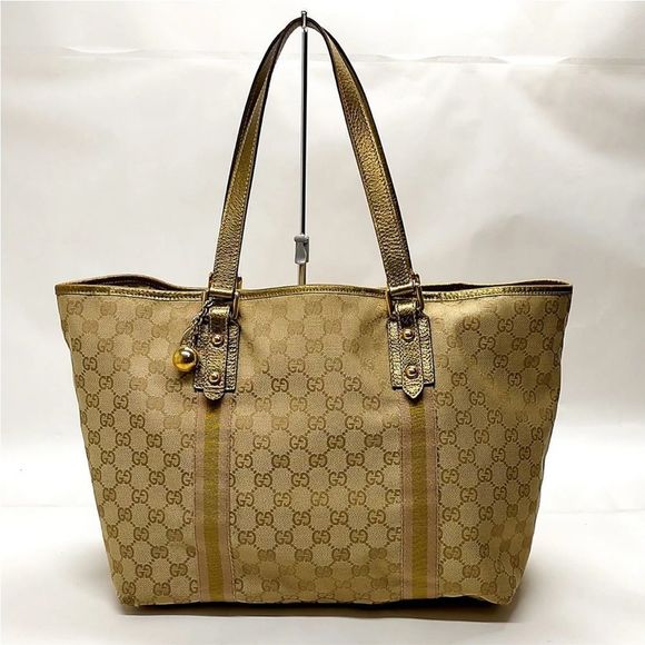 Gucci Handbags - Gucci Hand Bag  Brown Canvas